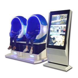 360 Degree 9D Egg VR Cinema Game Machine 2 Seats 22 Inch Screen 4.2m² Occupied Area